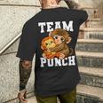 チームパンチ ザモンキー パンチ君 日本動物園 ぬいぐるみ メンズTシャツ バックプリント 彼への贈り物