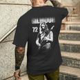 デヴィッド・ギルモア 1972年 写真 メンズTシャツ バックプリント 彼への贈り物