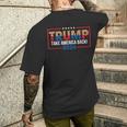 トランプ 2024 アメリカを取り戻す トランプ大統領 メンズTシャツ バックプリント 彼への贈り物