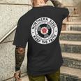 ノーザン・ソウル・バッジ、ブラックプール・キープ・ザ・フェイス メンズTシャツ バックプリント 彼への贈り物