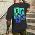 パルクールトレーサーフリーランナーフリーランニングキッズボーイズメンズ メンズTシャツ バックプリント 彼への贈り物