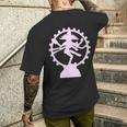 ヒンドゥー教の神シヴァ メンズTシャツ バックプリント 彼への贈り物