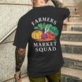 ファーマーズマーケット ファーマーズ 農業 農業 食品 野菜 メンズTシャツ バックプリント 彼への贈り物