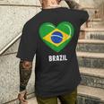 ブラジル国旗シャツ メンズTシャツ バックプリント 彼への贈り物