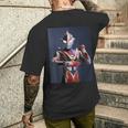 ブロマイドシリーズ ウルトラマンメビウス メビウスフェニックスブレイブ メンズTシャツ バックプリント 彼への贈り物