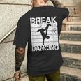 ボーイズヒップホップダンスブレイクダンス メンズTシャツ バックプリント 彼への贈り物