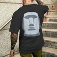 モアイ メンズTシャツ バックプリント 彼への贈り物