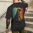 レトロヴィンテージドッグデザインイングリッシュコッカースパニエル メンズTシャツ バックプリント 彼への贈り物