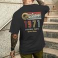 ヴィンテージ 1971 オリジナルパーツ パームス 55歳の誕生日 メンズTシャツ バックプリント 彼への贈り物