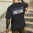 ヴィンテージ エアライン Dc-3 飛行機 メンズTシャツ バックプリント 彼への贈り物