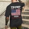 ヴィンテージ ドナルド トランプ 2024 テイク アメリカ バック 長袖tシャツ メンズTシャツ バックプリント 彼への贈り物