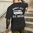 世界最高のバス運転手 メンズTシャツ バックプリント 彼への贈り物
