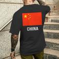 中国国旗シャツ メンズTシャツ バックプリント 彼への贈り物