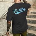 仏仏教 Buddha メンズTシャツ バックプリント 彼への贈り物