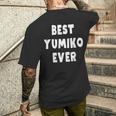 史上最高の Yumiko メンズTシャツ バックプリント 彼への贈り物