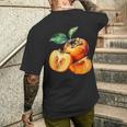 柿 メンズTシャツ バックプリント 彼への贈り物