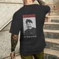独裁者キム・ジョンウン・ティーは自分らしくいることを決して謝らない メンズTシャツ バックプリント 彼への贈り物