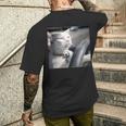 猫のミームtシャツを運転します メンズTシャツ バックプリント 彼への贈り物