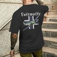 第二次世界大戦 航空戦闘機 I ジャーマン ウォーバード I フォッケウルフ Fw 190 D メンズTシャツ バックプリント 彼への贈り物