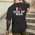 綱引き大好き メンズTシャツ バックプリント 彼への贈り物