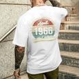 60歳の誕生日 1966年4月から絶対に素晴らしいヴィンテージ。 メンズTシャツ バックプリント 彼への贈り物