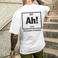 Ah The Element Ofurprise Periodic Table メンズTシャツ バックプリント 彼への贈り物