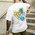 Dna ポリメラーゼ遺伝学 分子生物学 科学者 メンズTシャツ バックプリント 彼への贈り物