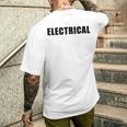 Electrical – Professional Electriciantaff Uniform メンズTシャツ バックプリント 彼への贈り物