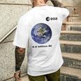 Esa 欧州宇宙機関 地球 46 億年 メンズTシャツ バックプリント 彼への贈り物