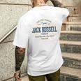 Jack Russell Terrier ヴィンテージジャック・ラッセル・テリア 長袖tシャツ メンズTシャツ バックプリント 彼への贈り物