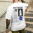 Nasa 宇宙ミッション・ディメンション メンズTシャツ バックプリント 彼への贈り物