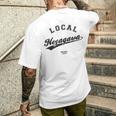 Neyagawa Local 寝屋川ローカル 故郷 メンズTシャツ バックプリント 彼への贈り物