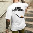 Physics I Had Potential メンズTシャツ バックプリント 彼への贈り物