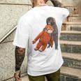 Punch The Monkey Meme X Ape Cute Punch Monkey Baby Meme メンズTシャツ バックプリント 彼への贈り物