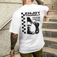 Skakaka Enjoy Yourself Its Later Than You Think 長袖tシャツ メンズTシャツ バックプリント 彼への贈り物