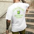 St Patrick Day セント・パトリックス・デー コスチューム ビール アイリッシュ Drinking Team メンズTシャツ バックプリント 彼への贈り物