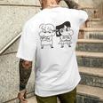 【まんが】クレヨンしんちゃん ネネちゃんとあいちゃん メンズTシャツ バックプリント 彼への贈り物