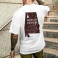 アラバママップ マッスルショールズ 録音 キャピタルロック グラフィック メンズTシャツ バックプリント 彼への贈り物