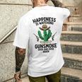 ガンスモークを何度も見るロングブランチサルーン メンズTシャツ バックプリント 彼への贈り物
