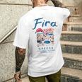 ギリシャ フィラ Thera ヴィンテージ ギリシャ メンズTシャツ バックプリント 彼への贈り物