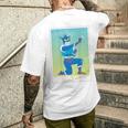 クレヨンしんちゃん アクション仮面ブロマイド風 メンズTシャツ バックプリント 彼への贈り物