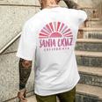 サンタクルーズ カリフォルニアサンライズ カリフォルニア州サンタクルーズ 長袖tシャツ メンズTシャツ バックプリント 彼への贈り物