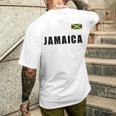ジャマイカ カリブ海に浮かぶ小さな島国 メンズTシャツ バックプリント 彼への贈り物