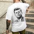 ジョン・F・ケネディ大統領 メンズTシャツ バックプリント 彼への贈り物