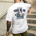 ティエラ・デル・ソルの村ゴルフカートデザイン。 長袖tシャツ メンズTシャツ バックプリント 彼への贈り物