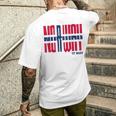 ノルウェーの国旗またはノルウェーの日のノルウェーの国旗 Norway Flag Yttende Mai メンズTシャツ バックプリント 彼への贈り物