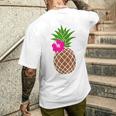 パイナップル コスチューム フルーツ コスチューム フルーツ ハワイ Pineapple メンズTシャツ バックプリント 彼への贈り物