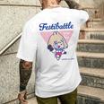 フェスバ ワンポイントマリオン メンズTシャツ バックプリント 彼への贈り物