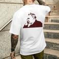 フリードリヒ・ニーチェステンシル メンズTシャツ バックプリント 彼への贈り物