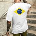 ブラジルの国旗ブラジル メンズTシャツ バックプリント 彼への贈り物